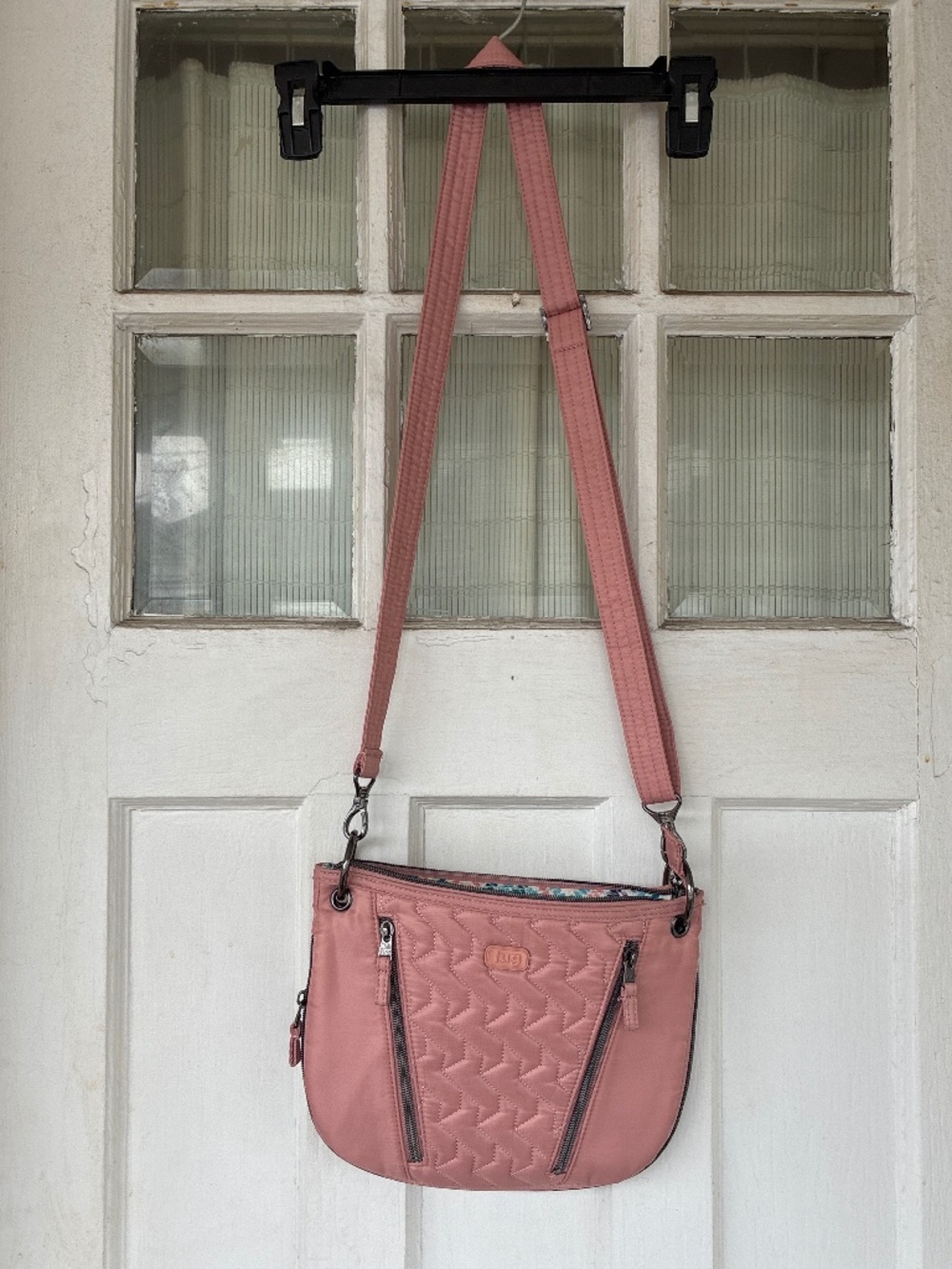Lug NWOT Blush Pink Swivel Crossbody Bag